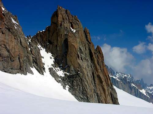 Pic Adolphe Rey (3536 m), versante sud