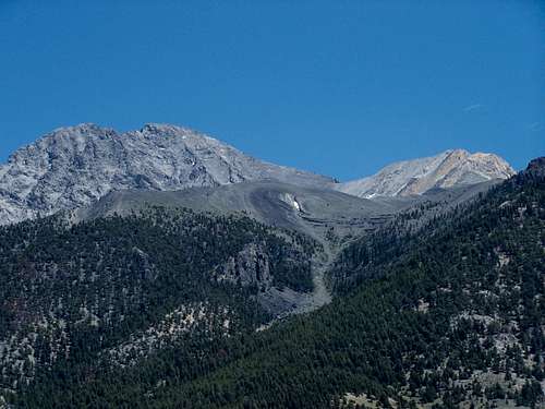 Borah Peak, Showing Climbing route