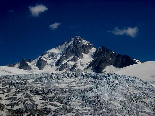 Aiguille de Chardonnet and Glacier du Tour