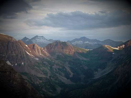Snowmass Mountain and Capitol Peak, Colorado