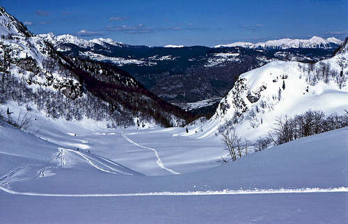 On a ski tour from Rodica