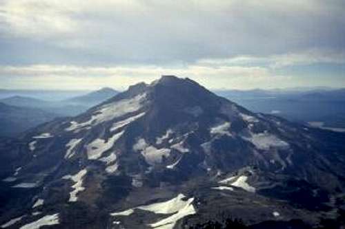South Sister from the summit...
