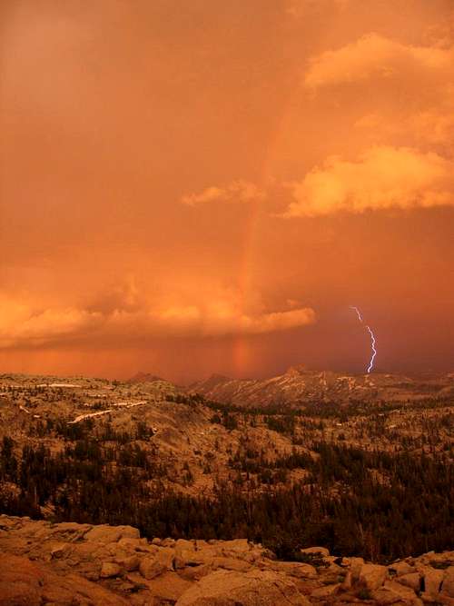 Thunderstorm over Northern Yosemite