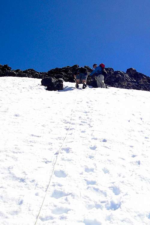 Middle Sister North Ridge Snowfield