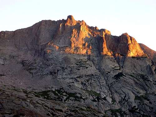 Alpenglow on the South Face