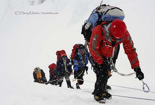 rope to North Col