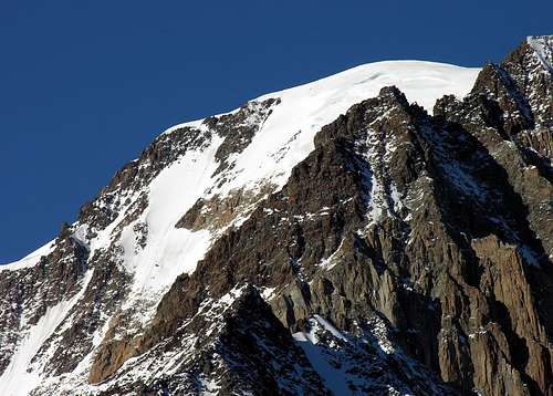 Il versante sud del Monte Bianco