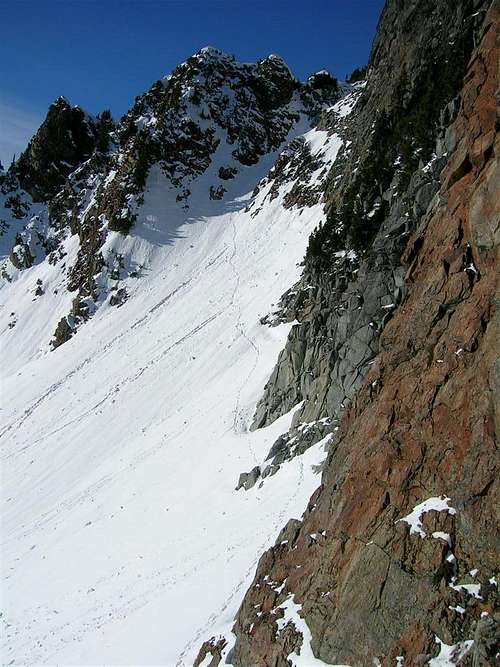 route to summit