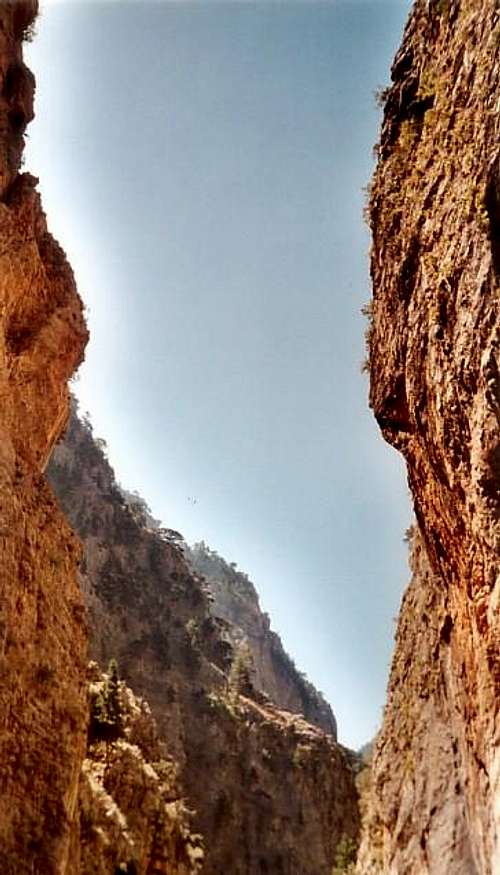 A narrow way in the Gorge of...