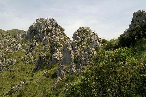Final ascent along Cresta Mirabella