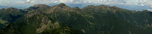 Monte Ziolera: panorama NW