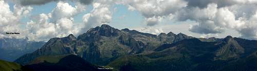 Monte Ziolera: panorama to E