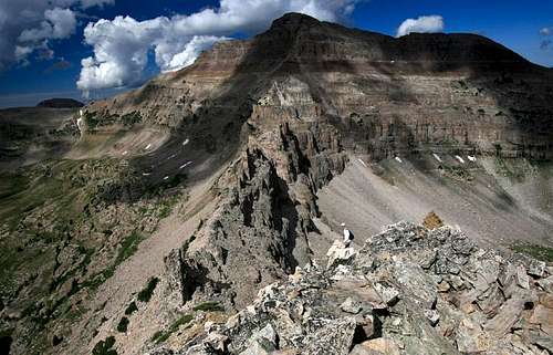 East Hayden Peak - south ridge route