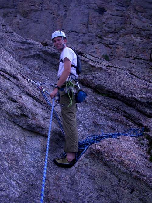 First belay on 