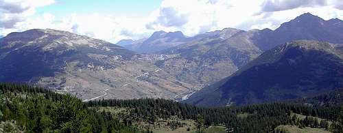 Sestrière and the Rognosa