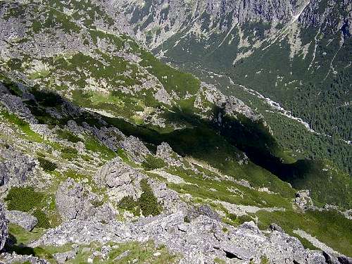 northeastern slopes of Slavkovsky stit