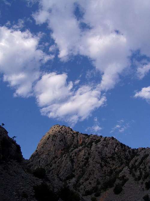 crag in Mala Paklenica valley