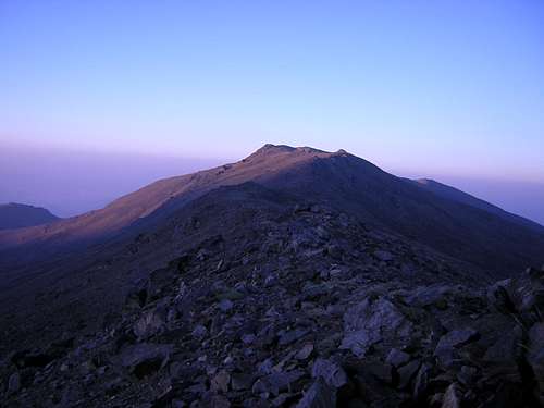 Pico del Tajo de los Machos at Dawn