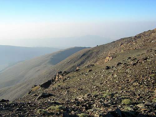 Ridge down to Pico de las Hogas