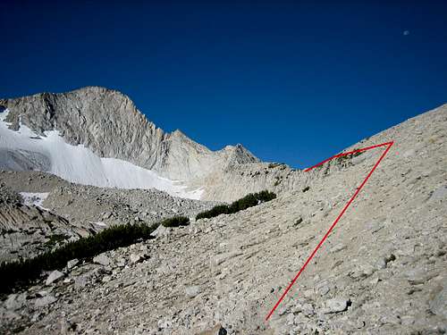 Approach to Mt. Conness, North Ridge