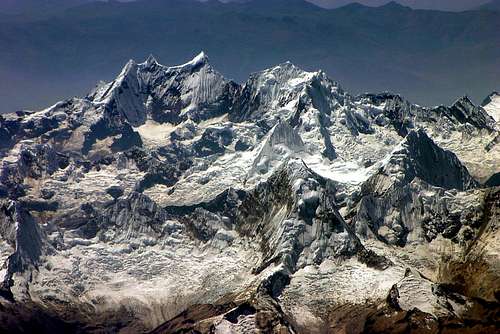 Cordillera Blanca, Arial View