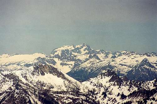 Bonanza Peak as seen from Mt....