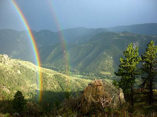 Rainbow on Storm Mountain