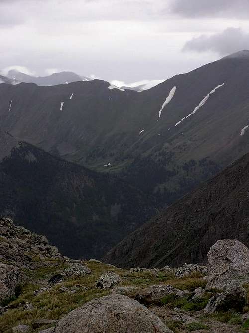 Valley below Northwest Ridge (La Plata)
