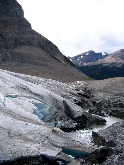 Toe of Robson Glacier