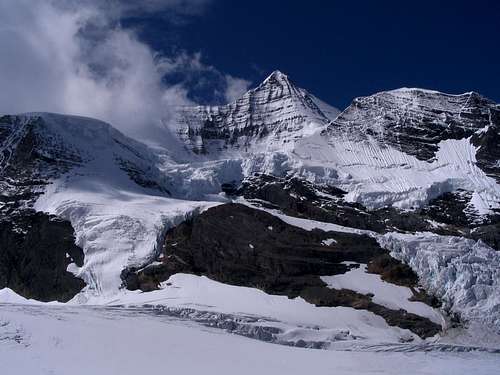 Robson glacier and Robson Peak