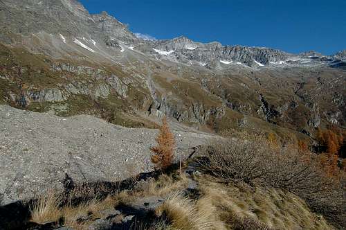 High Anza valley, Belvedere glacier