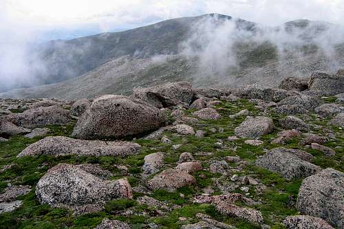Clouds, Rock and Tundra, Mt. Evans
