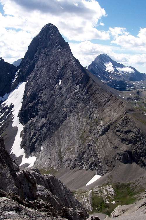 North-east ridge of Mount Birdwood