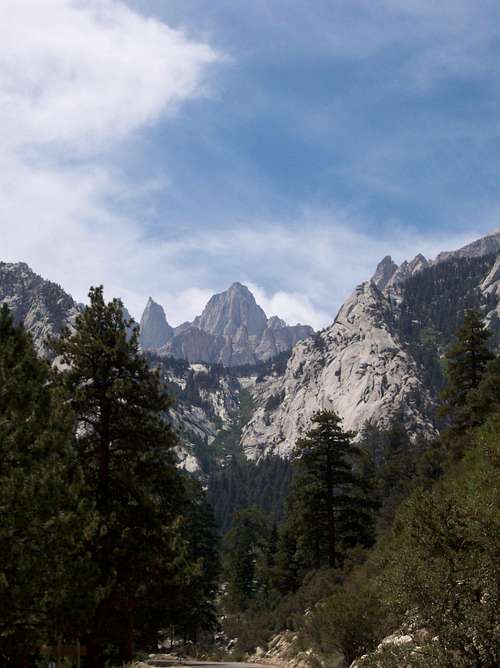 Mt. Whitney from Portal Rd.