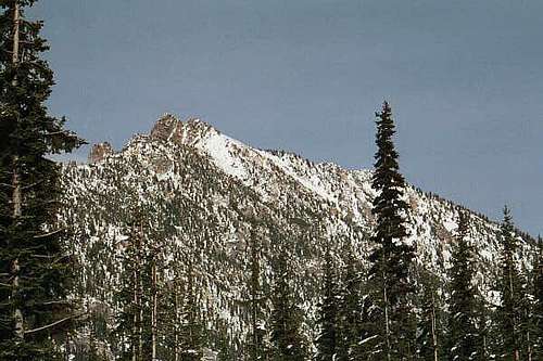 Hinkhouse Peak from the west