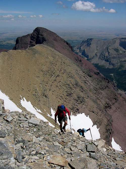 Rising Wolf Mountain, South Face Route