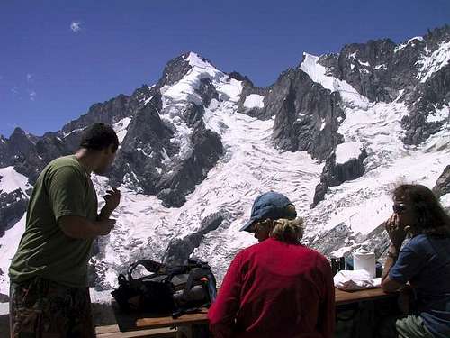 Mont Dolent from cabane de...