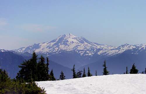 Glacier Peak Seen From The West