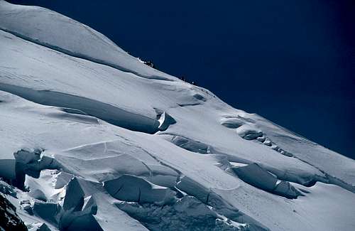 Mont Blanc, Goûter route