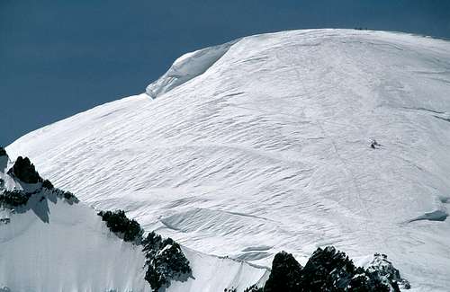 Mont Blanc dome.