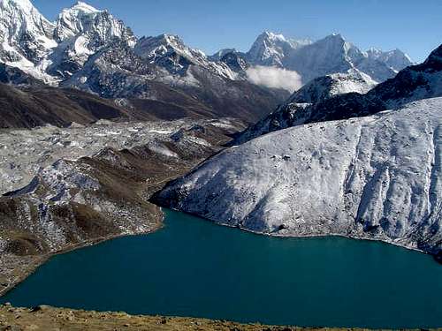 Gokyo from the summit