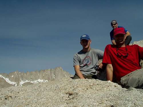 B-rad, Christian and Stickboy on the Summit of Lone Pine Peak