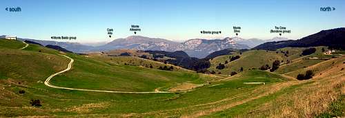 Western Lessini panorama