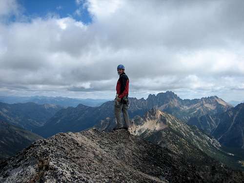 Doug on summit of Cutthroat Peak
