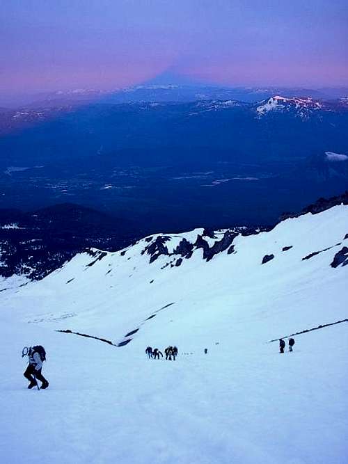 Mt. Shasta's shadow from...