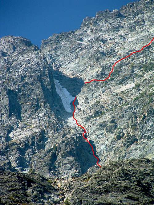 Gully Route on Freeman Peak