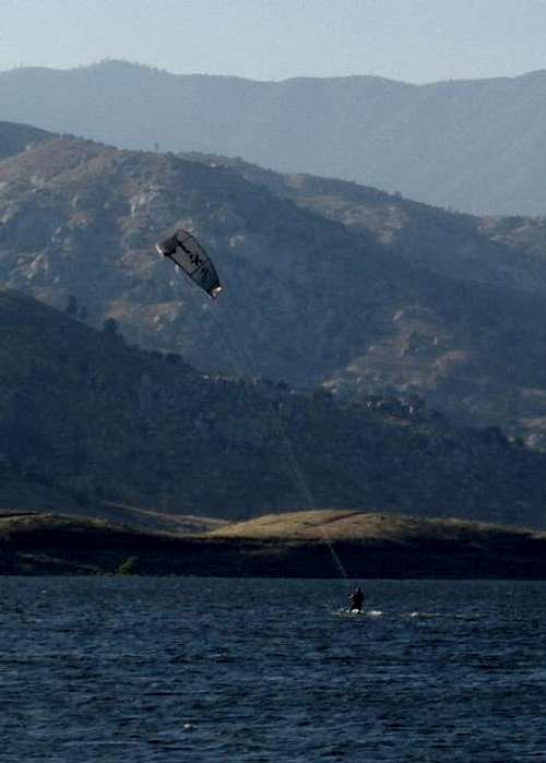 Kite surfer at Lake Isabella