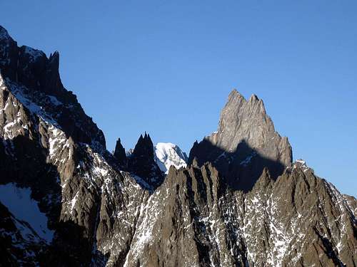 Aiguille Noire seen from Biv.Rainetto