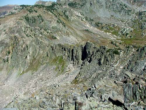 Northeast Ridge of Little Agnes