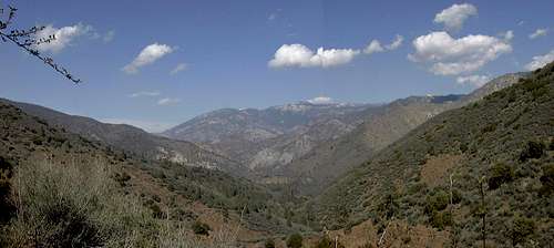 View Across Kern River Canyon